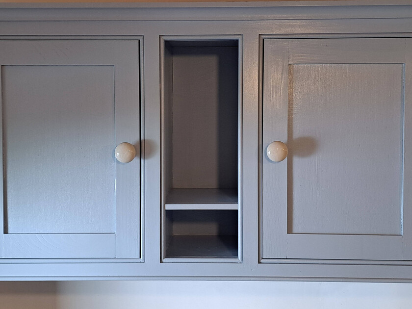 Bespoke kitchen cupboard in Charente 16500 
 Bespoke, handmade, traditional, shaker-style kitchen cupboard designed to match existing units in Charente, 16500.